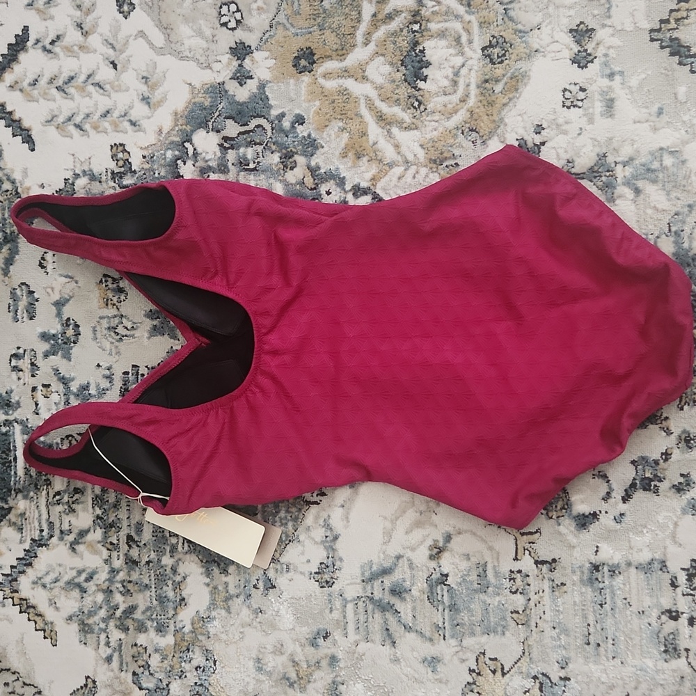 NWT GOTTEX | One Piece Textured Swimsuit - Picture 9 of 12